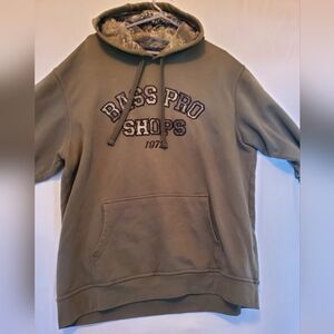Bass Pro Shops Olive Green Men's Hoodie